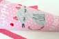 Preview: Zuckertüte aus Stoff mit Katze rosa